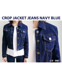Crop Navy Blue